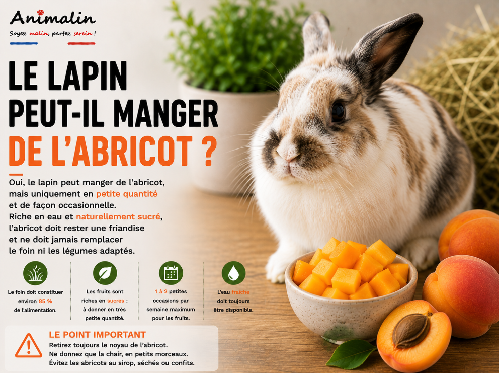 🍑 Le lapin peut-il manger de l'abricot ? Le guide complet (2026)