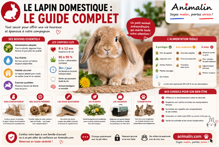 🐰 Le lapin domestique : le guide complet (2026)