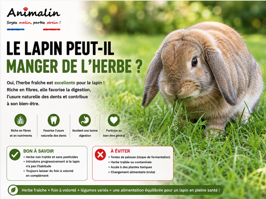 🌱 Le lapin peut-il manger de l'herbe ?