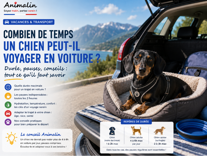 🐶 Comment habituer son chien à la voiture avant un long trajet ? ⭐⭐⭐