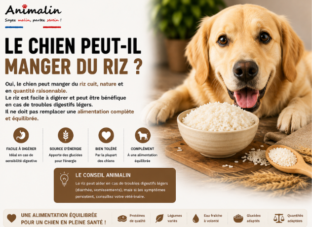 🍚 Le chien peut-il manger du riz ?