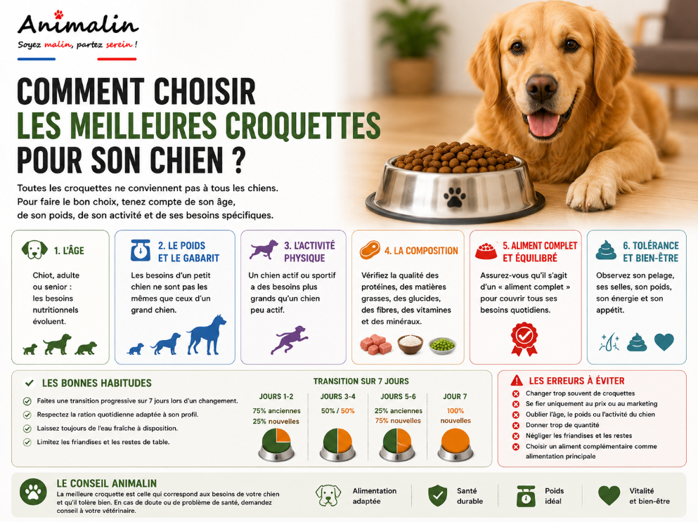 🥣 Comment choisir les meilleures croquettes pour son chien ?