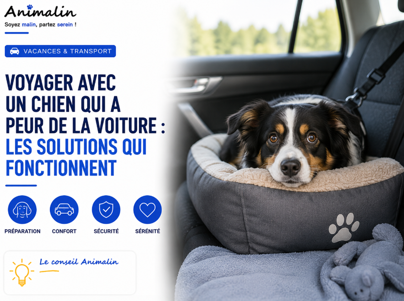 🐶 Voyager avec un chien qui a peur de la voiture : les solutions qui fonctionnent