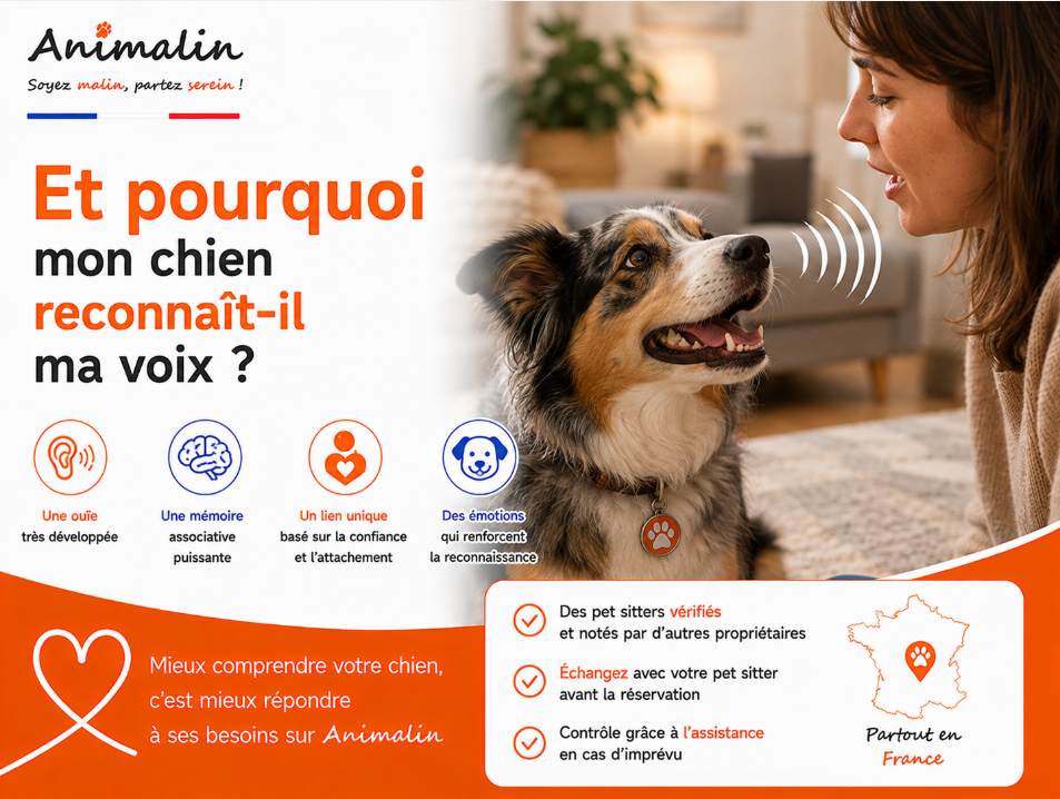 🤔 Et pourquoi mon chien reconnaît-il ma voix ?