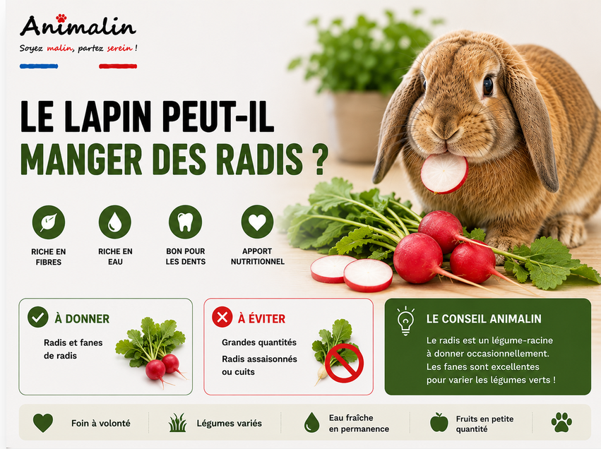 🌱 Le lapin peut-il manger des radis ?
