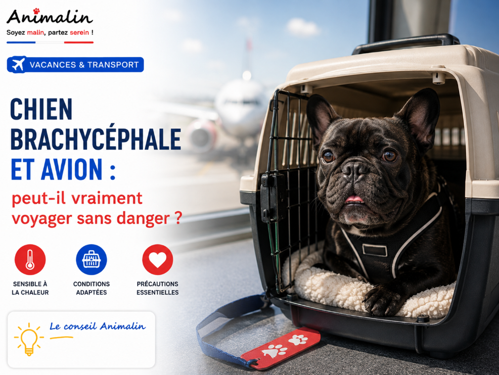 ✈️ Chien brachycéphale et avion : peut-il vraiment voyager sans danger ?
