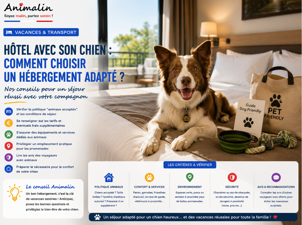 🏨 Hôtel avec son chien : comment choisir un hébergement adapté ? ⭐⭐⭐