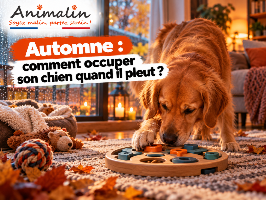 🌧️ Automne : comment occuper son chien quand il pleut ?