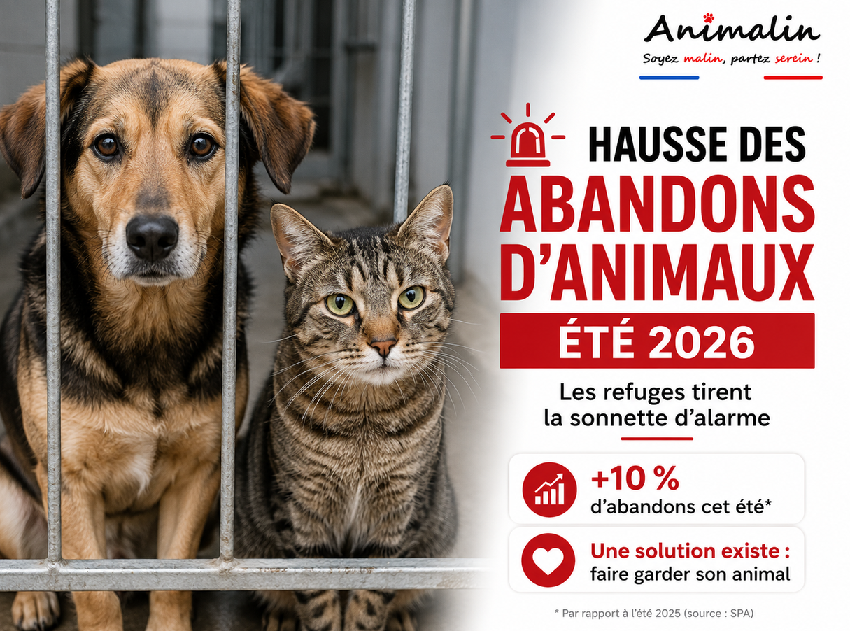 🚨 Hausse des abandons d'animaux : les chiffres alarmants de l'été 2026