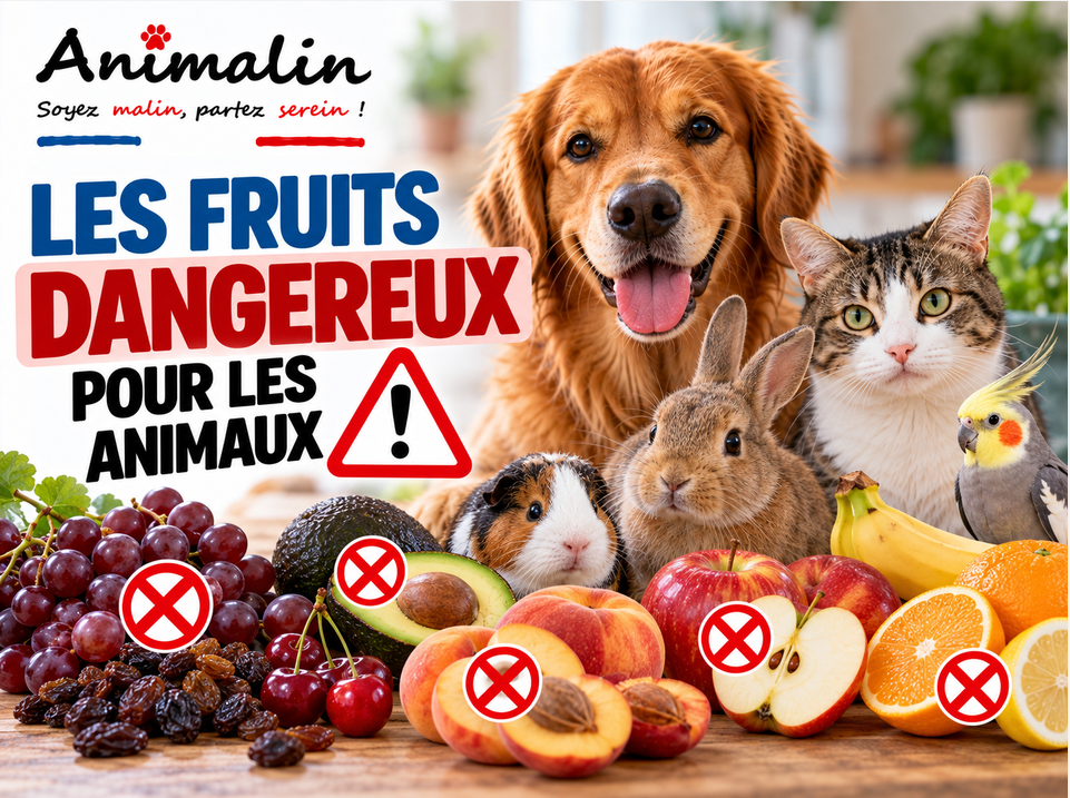 🍇 Les fruits dangereux pour les animaux