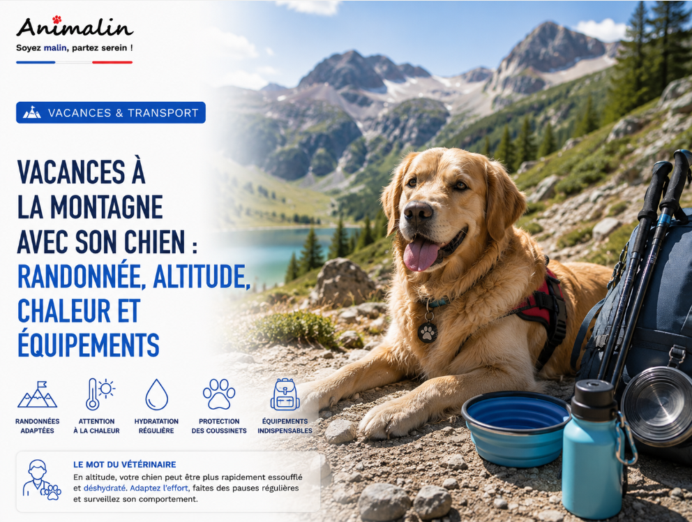🏔️ Vacances à la montagne avec son chien : randonnée, altitude, chaleur et équipements