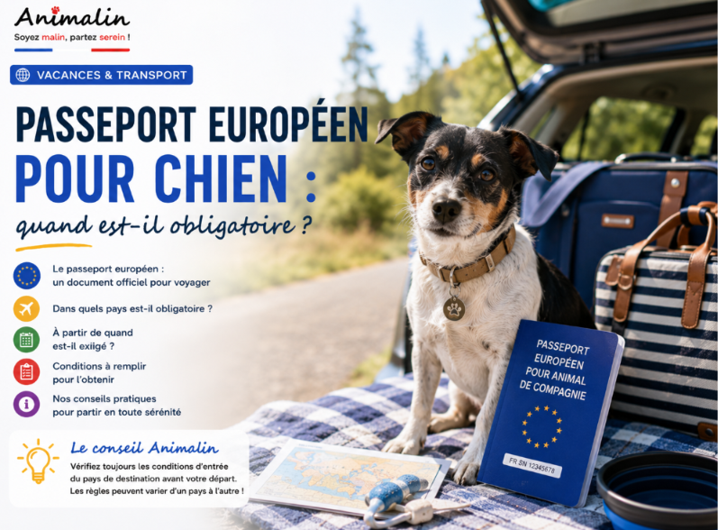 🪪 Passeport européen pour chien : quand est-il obligatoire ? ⭐⭐⭐