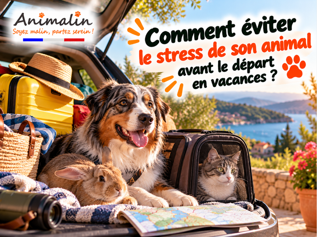 Comment éviter le stress de son animal avant le départ en vacances ?