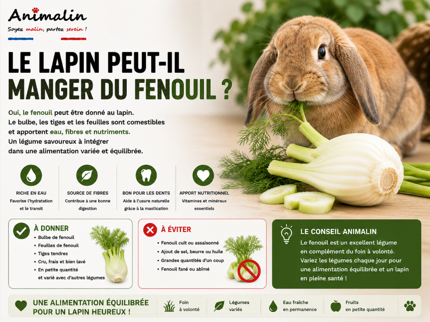 🌿 Le lapin peut-il manger du fenouil ?
