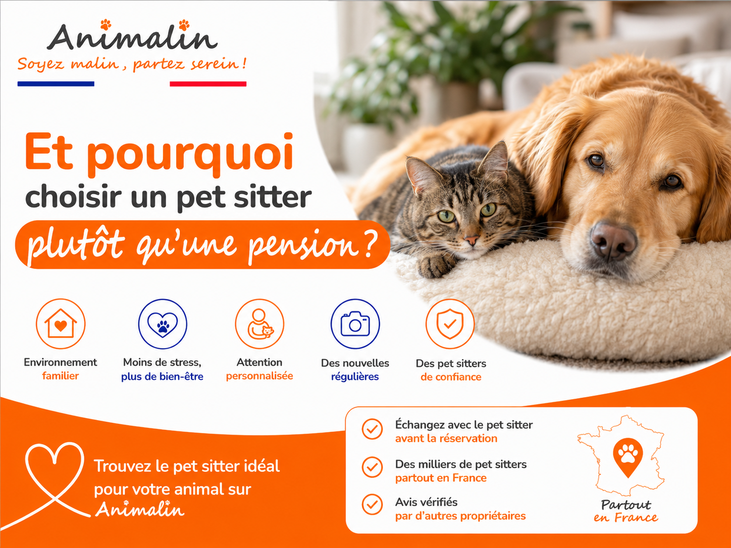 🐾 Et pourquoi choisir un pet sitter plutôt qu'une pension ?