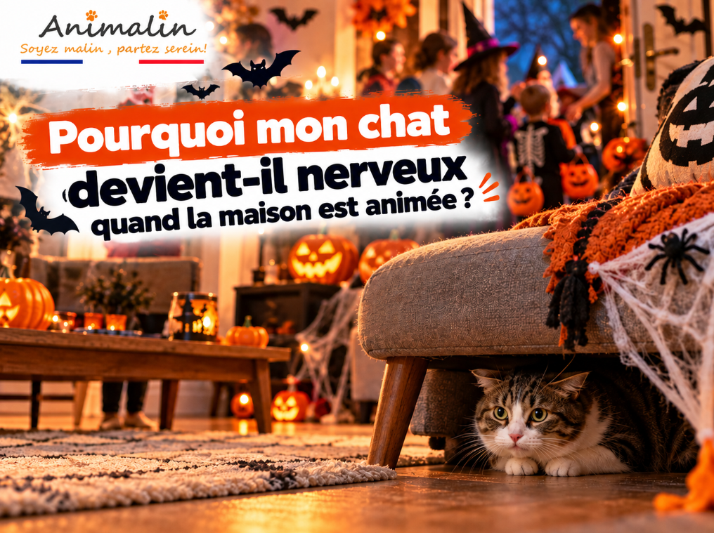 🐈 Pourquoi mon chat devient-il nerveux quand la maison est animée ?