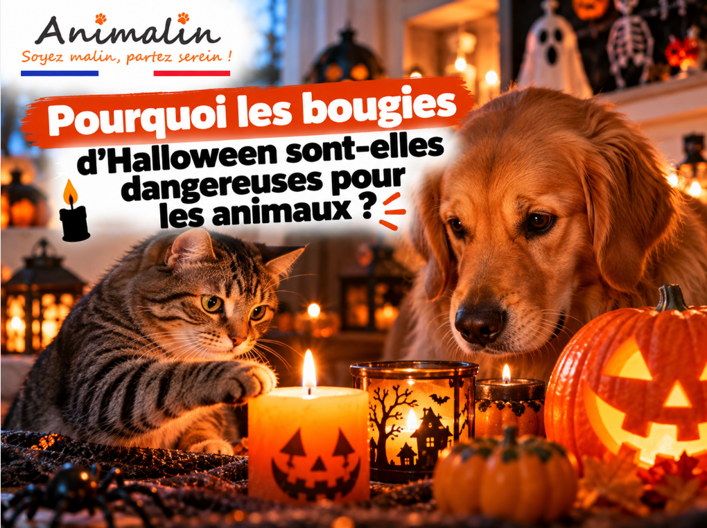 🕯️ Pourquoi les bougies d’Halloween sont-elles dangereuses pour les animaux ?