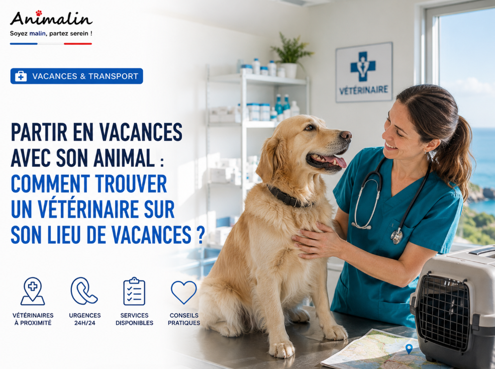 🏥 Partir en vacances avec son animal : comment trouver un vétérinaire sur son lieu de vacances ?
