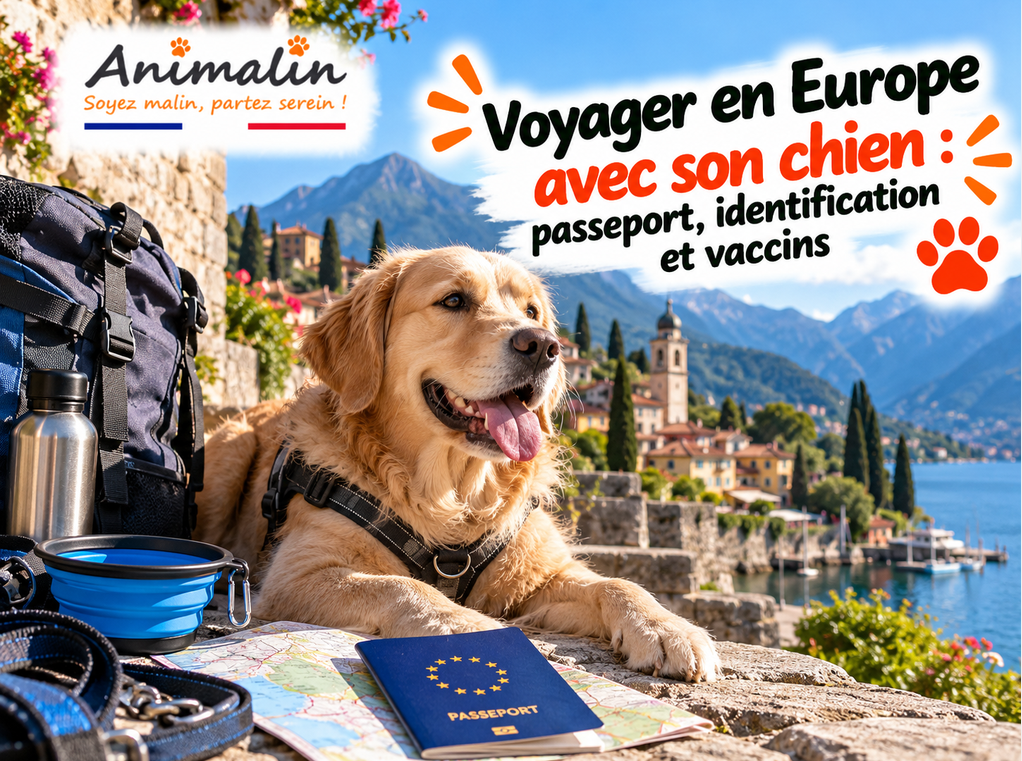 Voyager en Europe avec son chien : passeport, identification et vaccins