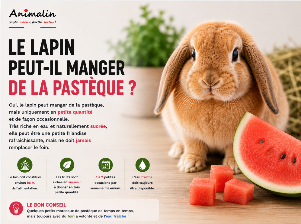 🍉 Le lapin peut-il manger de la pastèque ? Le guide complet (2026)