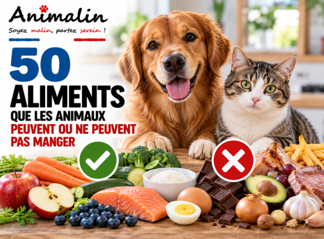 🥬 50 aliments : que peuvent manger les chiens et les chats ?