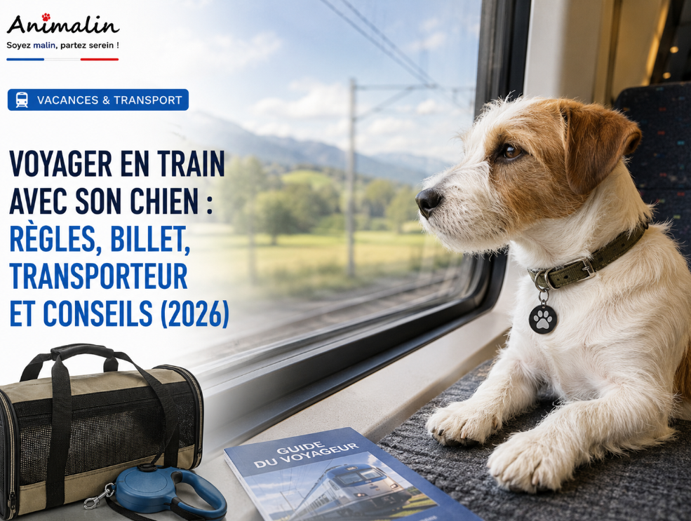 🚆 Voyager en train avec son chien : règles, billet, transporteur et conseils (2026)