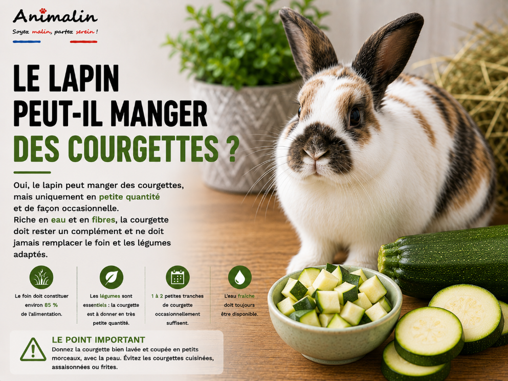🌱 Le lapin peut-il manger des courgettes ? Le guide complet (2026)